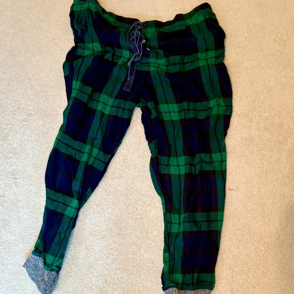 XXL Aerie Flannel Jogger Pants